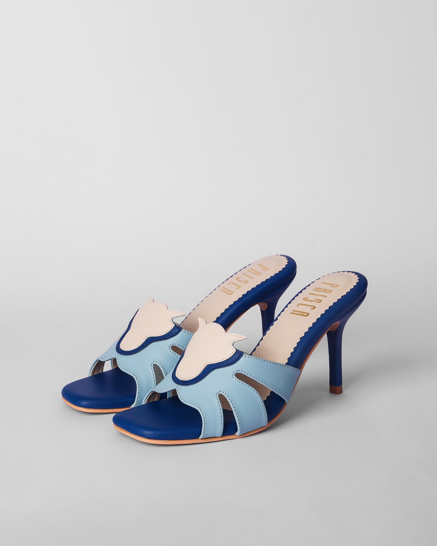 Azure Petal Heels