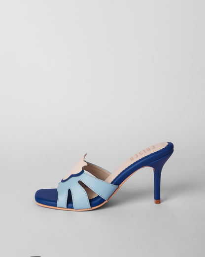 Azure Petal Heels