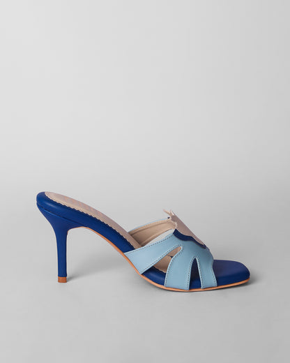 Azure Petal Heels