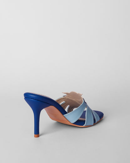 Azure Petal Heels