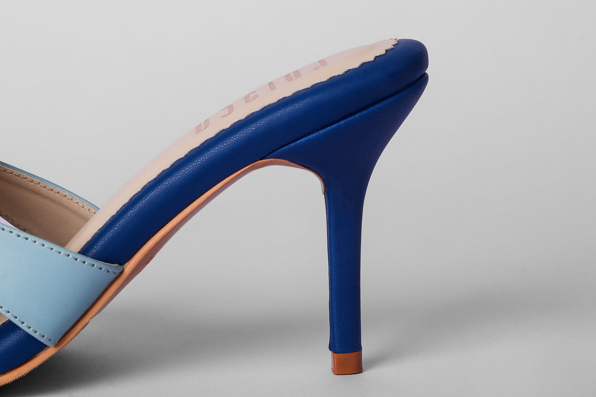 Azure Petal Heels
