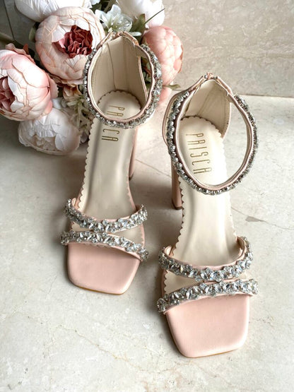 Victoria Wedding Heels Handmade Bridal Shoes House Of Prisca